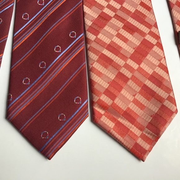 2 Lancel Paris all silk Ties Made in France 🇫🇷 - Picture 4 of 5